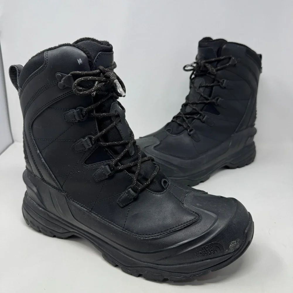 The North Face Chilkat Evo Boots Waterproof Winter NF0A2T4V Black Men's Size 14